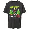 Unisex tričko oversize Grinch kiss my ass (BYB)