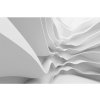 DIMEX | Vliesové fototapety na stenu 3D futuristická vlna MS-5-0295 | 375 x 250 cm | biela, šedá + Vliesová fototapeta na stenu DIMEX 3D futuristická vlna MS50295 v rozmere 375 x 250 cm