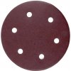 Výsek Worcraft DS07-225-01, do brúsky na sadrokartón, 225 mm, 6 dier, brúsny, okrúhly, P80, bal. 5 ks