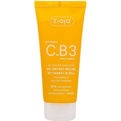 Ziaja Vitamin C.B3 Niacinamide Face Scrub Gel (W) 100ml, Peeling