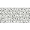 PVC panel Mosaic shine obklad na stenu sivý 96 x 48,5 cm