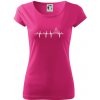 EKG Vianočný stromek - Dámske tričko Pure - 3XL ( Purpurová )