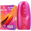 Durex masturbátor mužský vibrujúci režim lízania tlačidlo MAX nabíjanie USB