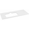 Sapho Brahea doska Rockstone 121 x 51,5 cm biela matná BL121-0101-L