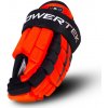 Hokejové rukavice POWERTEK V5.0 Black/Orange Junior 11 palcov