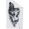 Takoy Rýchloschnúci uterák 30x50 vlk v lese-HT-00169 | 30 x 50 cm