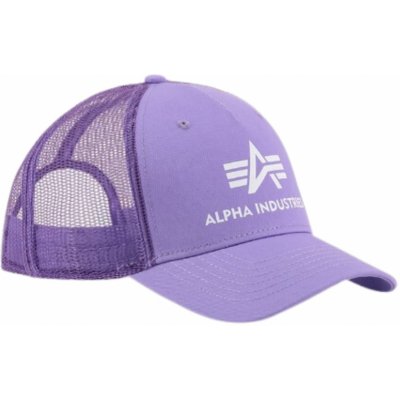 Alpha Industries Basic Trucker Cap pale violet fialová