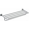 Sapho X-ROUND E polička na uteráky s hrazdou 600mm, chróm XR415