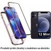 Luxria Double Glass Magnetic - Zlate presklené magnetické púzdro pre iPhone iPhone: 12 Mini