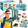 Mega Súprava Veselý Autobus Dinosaurus Figúrky Zvieratká Dinosaury Mini ZOO