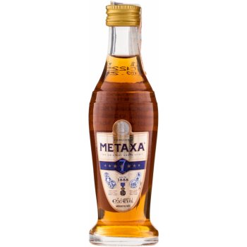 Metaxa 7* 40% 0,05 l (čistá fľaša)