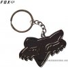 Fox kľúčenka Head keyring, šedý kov, one size