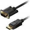 AlzaPower Core DisplayPort na VGA FullHD 3 m čierny APW-CBDPVGA030B