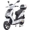 Elektroskútr RACCEWAY® E-FICHTL®, bílý-lesklý s baterií 20Ah