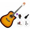 Pasadena SG028CE SET Vintage Sunburst Elektroakustická gitara Dreadnought