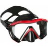Maska Mares I3, čierny silikón, červená (792460388841)