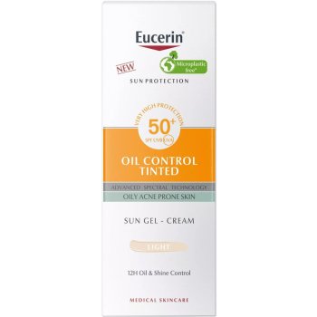 Eucerin Sun ochranný krémový gél SPF50+ tónovací light 50 ml