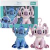 Súprava plyšových klipov Stitch/Angel 2 ks