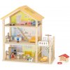 Viga Toys Drevený domček pre bábiky VIGA s bábikami a príslušenstvom