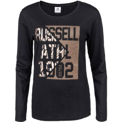 Russell Athletic L/S CREWNECK TEE SHIRT čierna