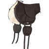 Harrys Horse Bareback Pad Faux Fur čierny