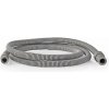 NEDIS vypúšťacia hadica pre sušičky/ 8 mm / 10 mm/ kondenzačná sušička/ guma / plast/ šedá/ 1,5 m