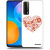 Picasee silikónový čierny obal pre Huawei P Smart 2021 - Veľké srdce
