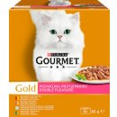 Krmivo pre mačky GOURMET GOLD DOUBLE PLEASURE 8 x 85 g