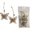 Motýľ drevený, 2ks D0584