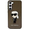Karl Lagerfeld Samsung Galaxy S23+ čierny tvrdý kryt Ikonik Karl Lagerfeld (KLHCS23MHNIKTCK)