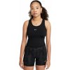 Dievčenské tričká Nike Kids Dri-Fit One Fitted Tank - Čierny (S)