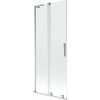 Mexen Velar L, 2-krídlová posuvná vaňová zástena 80 x 150 cm, 8mm číre sklo, chrómový profil, 896-080-003-01-01