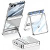 GKK 122718 GKK PHANTOM Ochranný kryt so stojanom pre Samsung Galaxy Z Flip7 5G strieborný