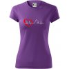 Nemecký ovčiak ekg - Dámske Fantasy športové (dresovina) - S ( Fialová )