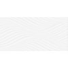 OBKLAD BLANKA WHITE WAVES STRUCTURE GLOSSY 29,7X60 cm 1,25m2