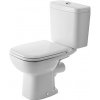 Duravit D-Code - WC kombi misa 650x355 mm, rovný odpad, biela 21110900002