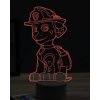 Beling 3D lampa, Paw patrol Marshall, 16 farebná, PS29