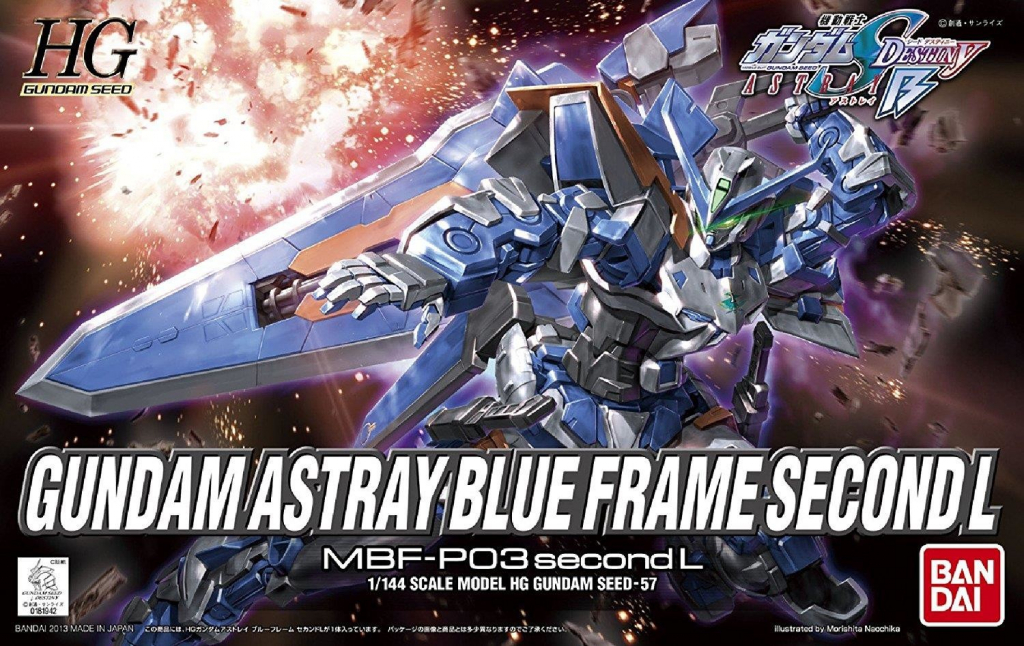 Bandai HG 1/144 Gundam ASTRAY BLUE FRAME SECOND collectible