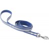 Firedog BioThane Vodítko Reflect 19 mm 1,2 m s rúčkou modré