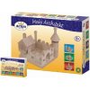 Stavebnice Malý Architekt kostky dřevo 120ks v krabici 29x20x6cm