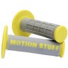 MOTION STUFF Motokrosové rukoväte - supersoft Šedo/žlté