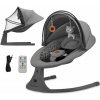 KINDERKRAFT Lehátko pohupujúce s melódiou 2v1 Lumi, do 9 kg, Premium Dark Grey