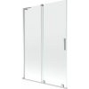 Mexen Velar L, 2-krídlová posuvná vaňová zástena 120 x 150 cm, 8mm číre sklo, chrómový profil, 896-120-003-01-01