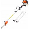 SucceBuy Benzínová reťazová píla 1,75 HP 43 CM3 2,11-3,61 M Teleskopická píla
