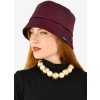 DÁMSKY KLOBÚK ELEGANT - BURGUNDY