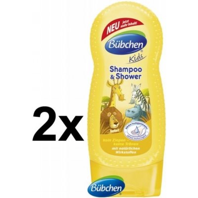 Bübchen Kids šampón a sprchovací gél 2v1 Safari 230 ml