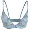 Dámska plavková podprsenka bikini KW0KW02121 OGY modrá - Calvin Klein M