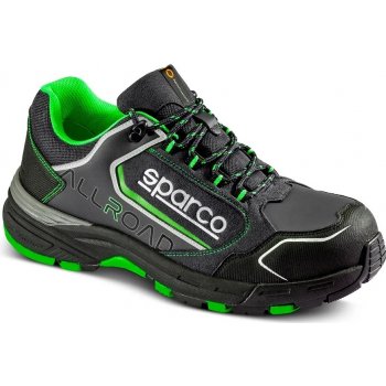 Sparco BAKU S3 SRC Bezpečnostná obuv Čierna-Zelená