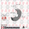 Brzdový bubon OTTO ZIMMERMANN 180.5103.20
