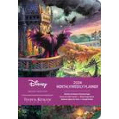 Disney Dreams Collection by Thomas Kinkade Studios 12-Month Monthly/Weekly 2024